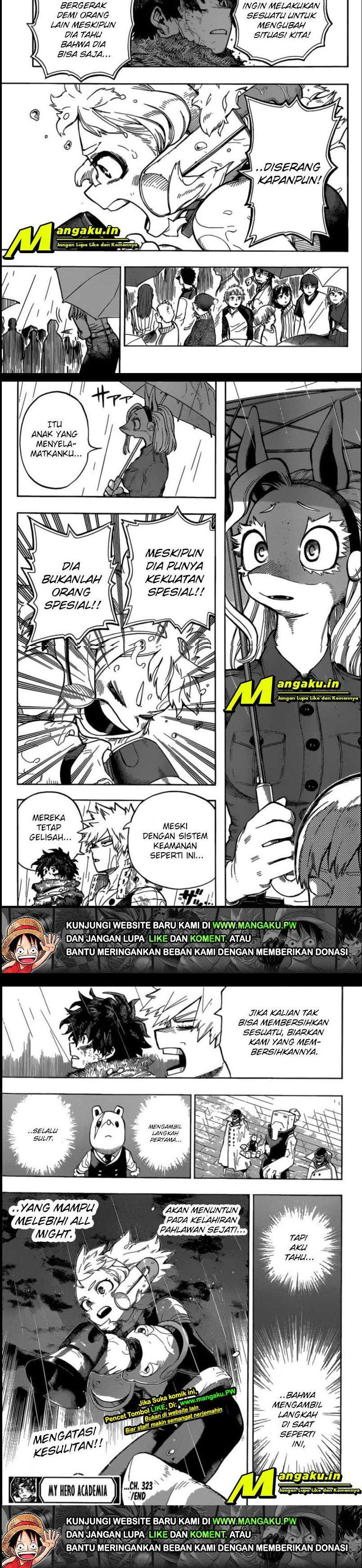 Boku no Hero Academia Chapter 323