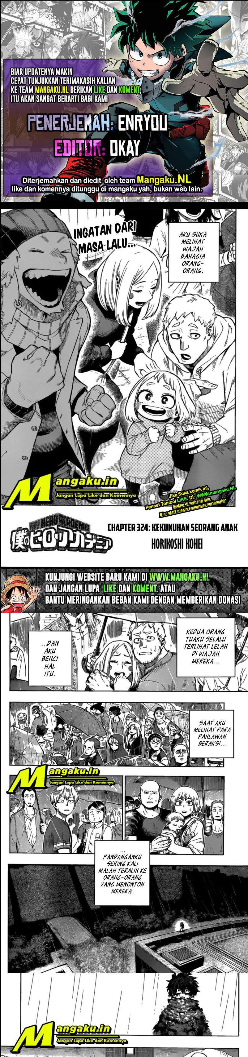 Boku no Hero Academia Chapter 324