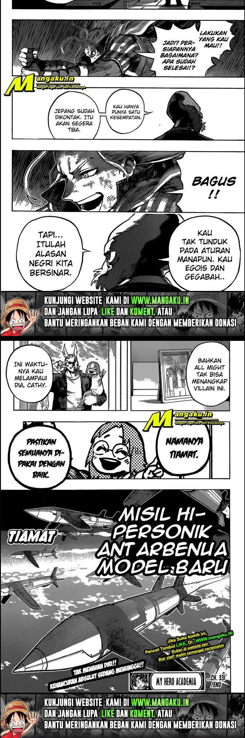 Boku no Hero Academia Chapter 331