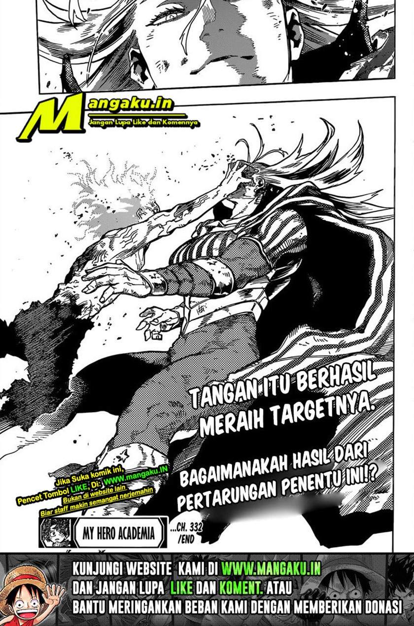 Boku no Hero Academia Chapter 332