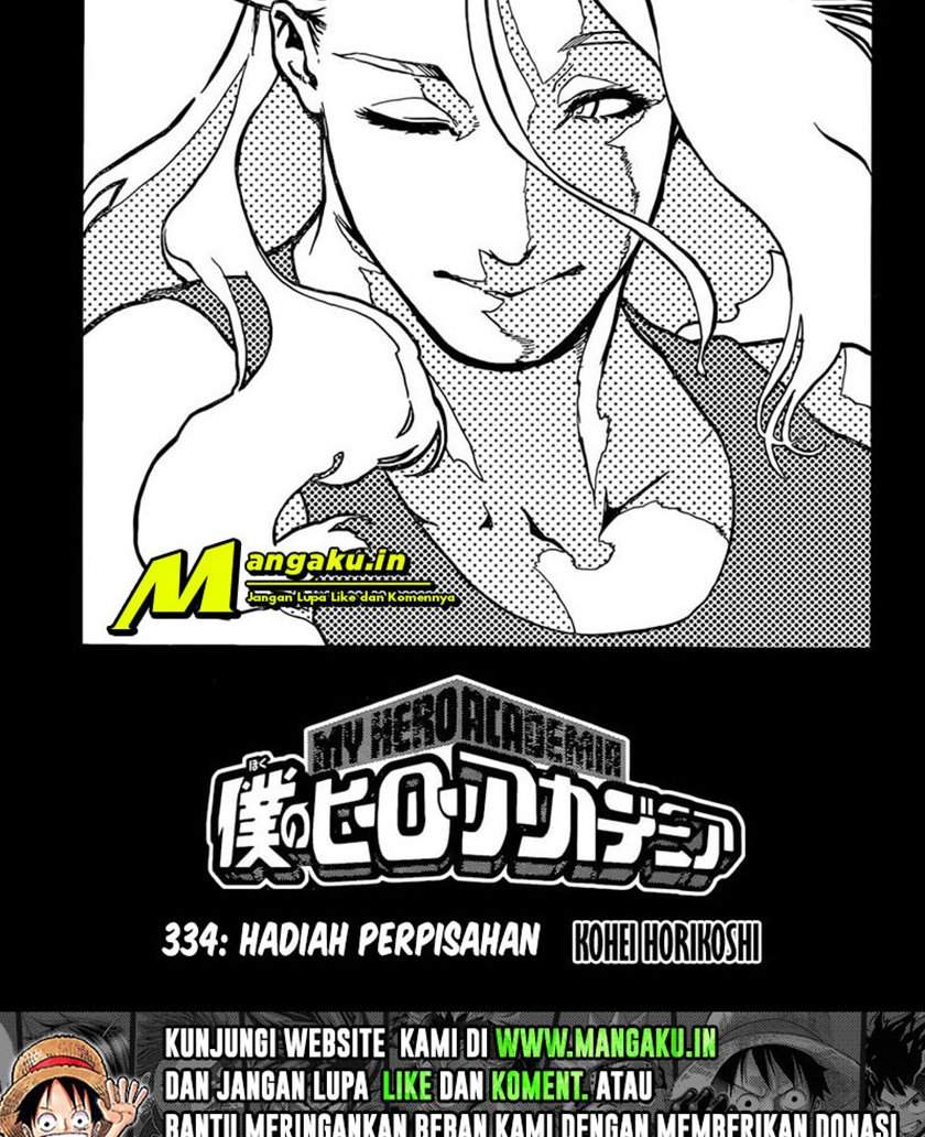 Boku no Hero Academia Chapter 334