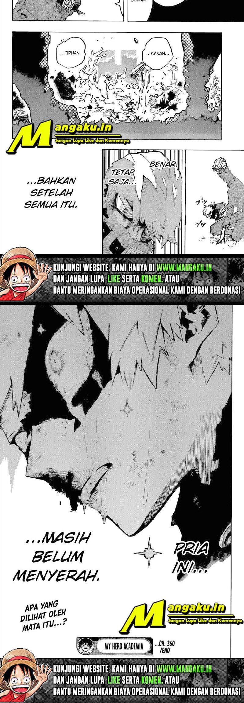 Boku no Hero Academia Chapter 360