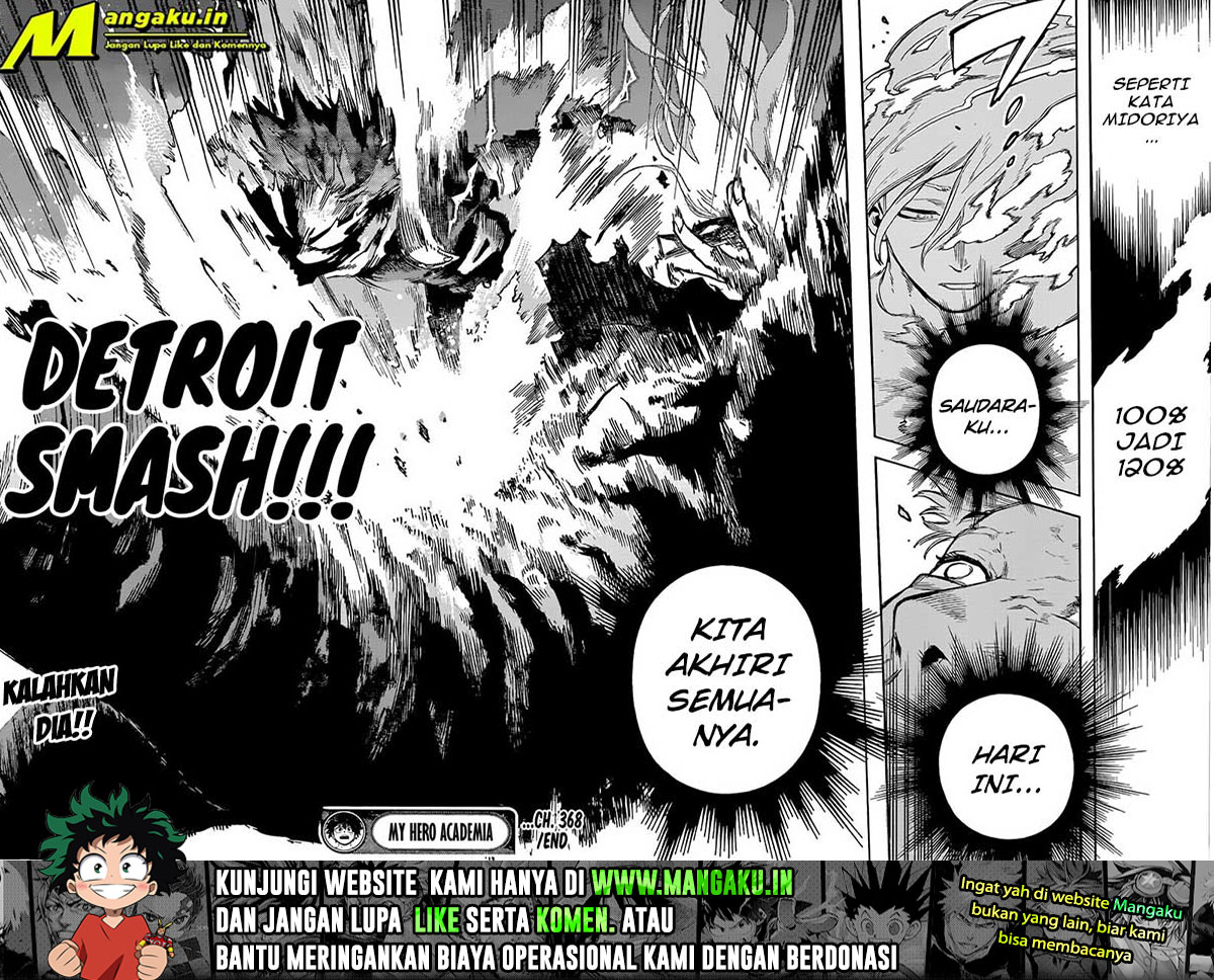 Boku no Hero Academia Chapter 368