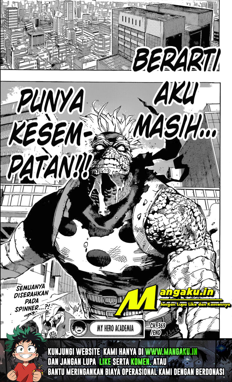 Boku no Hero Academia Chapter 369