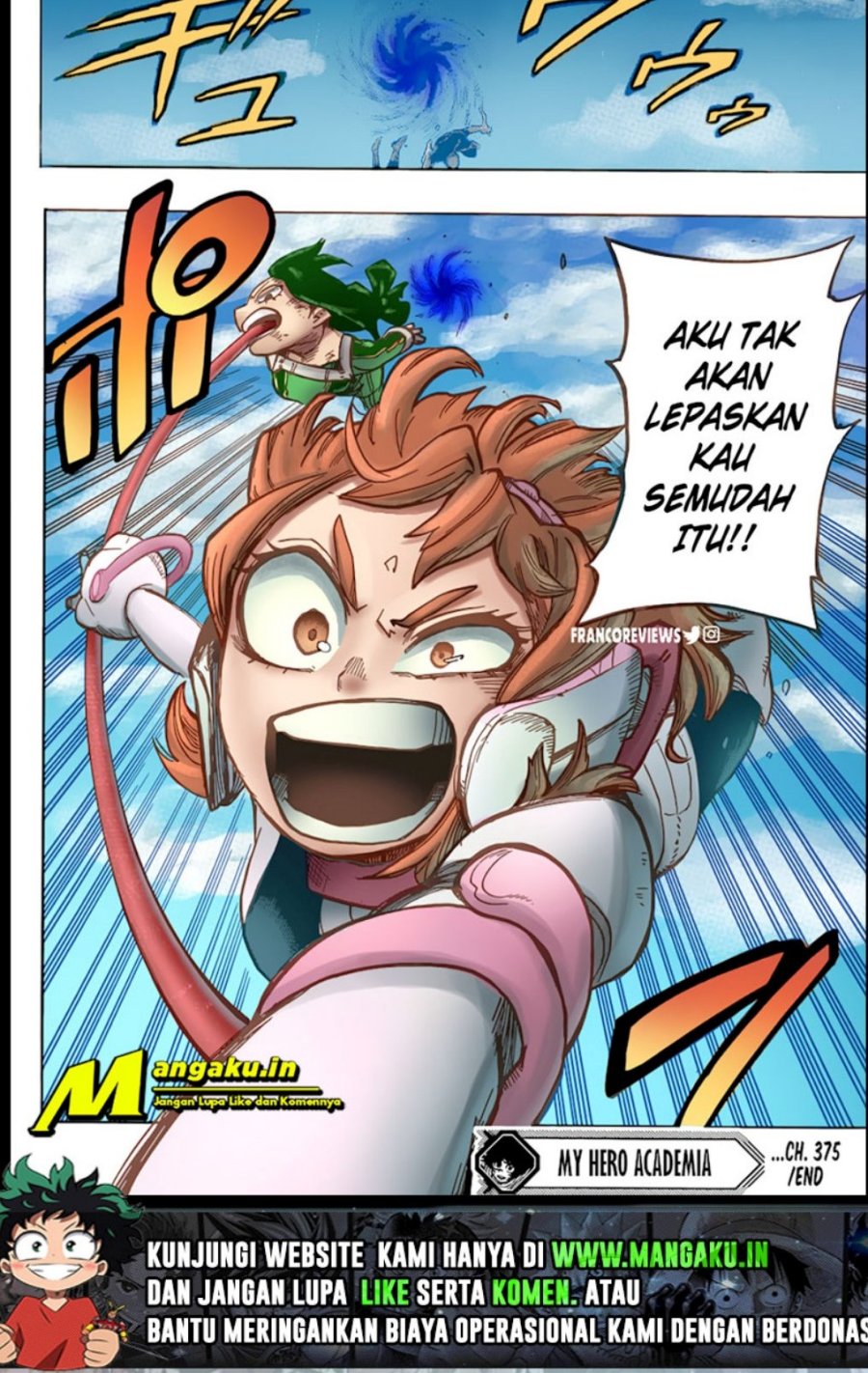 Boku no Hero Academia Chapter 375