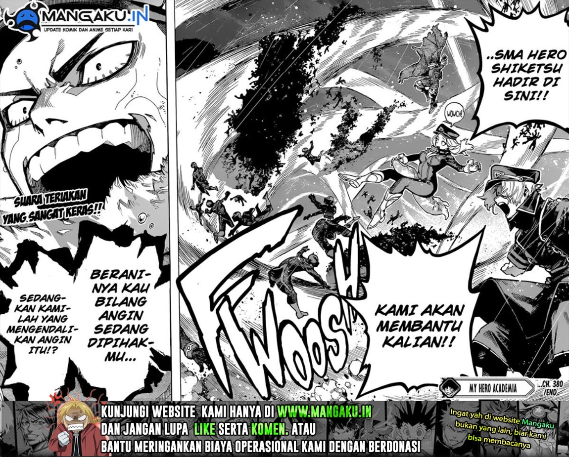 Boku no Hero Academia Chapter 380