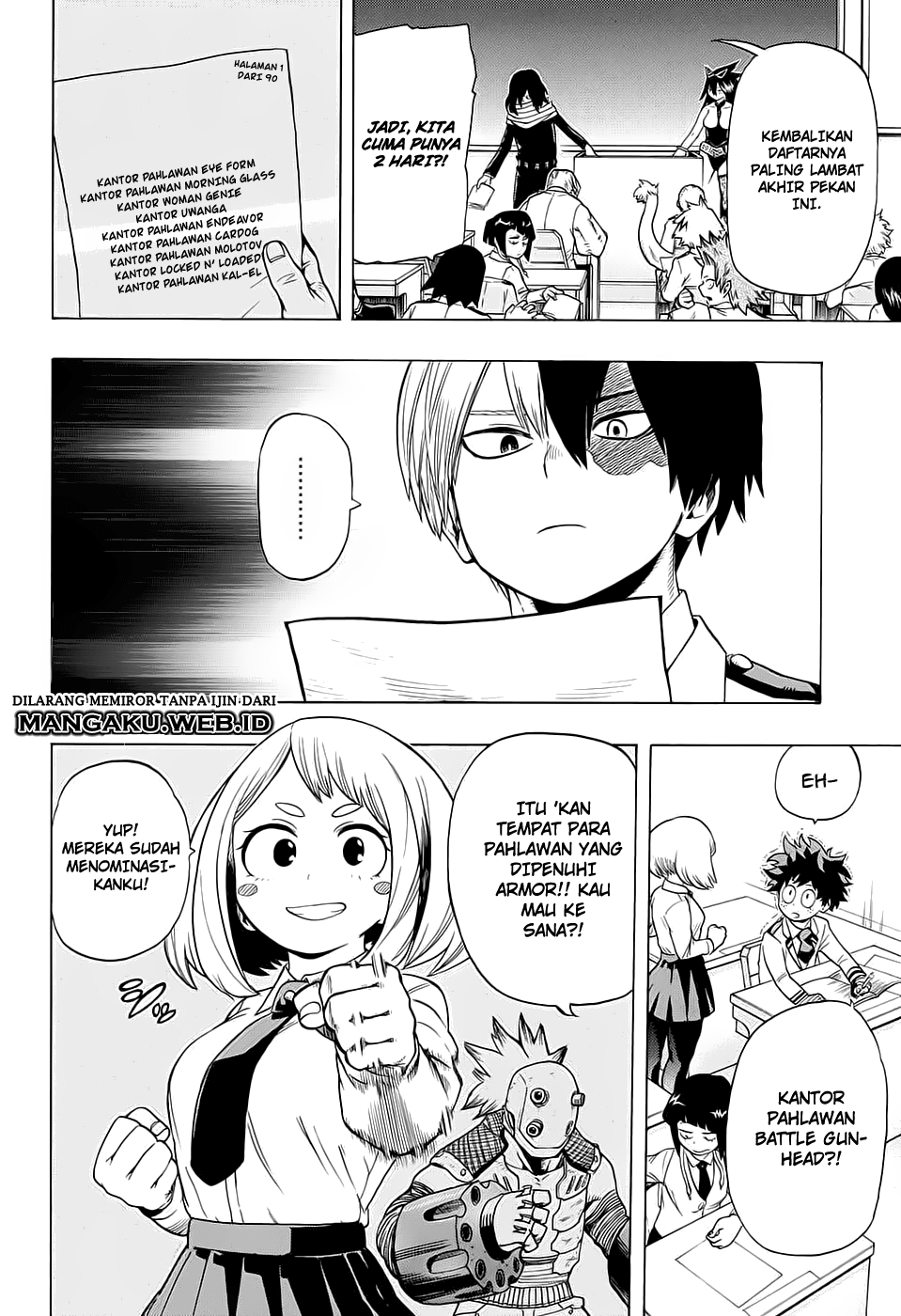 Boku no Hero Academia Chapter 46