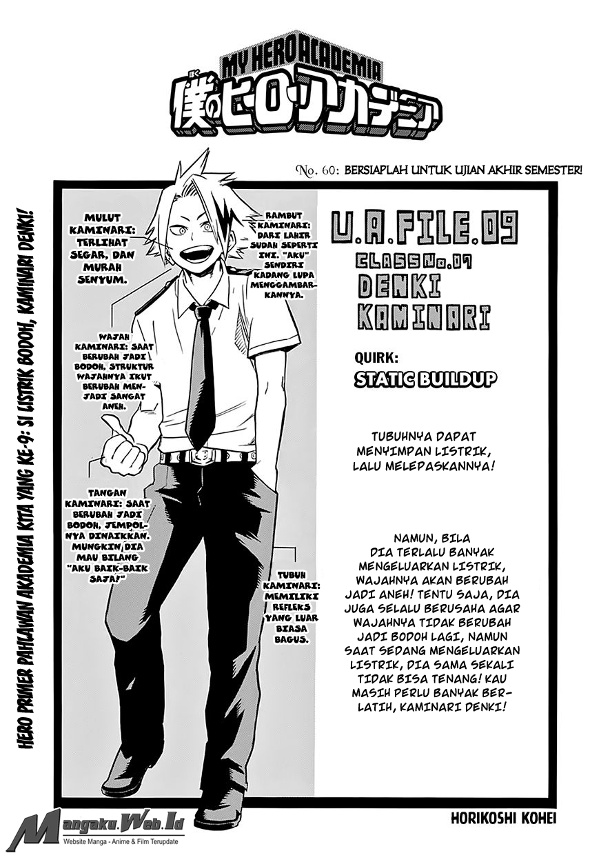 Boku no Hero Academia Chapter 60