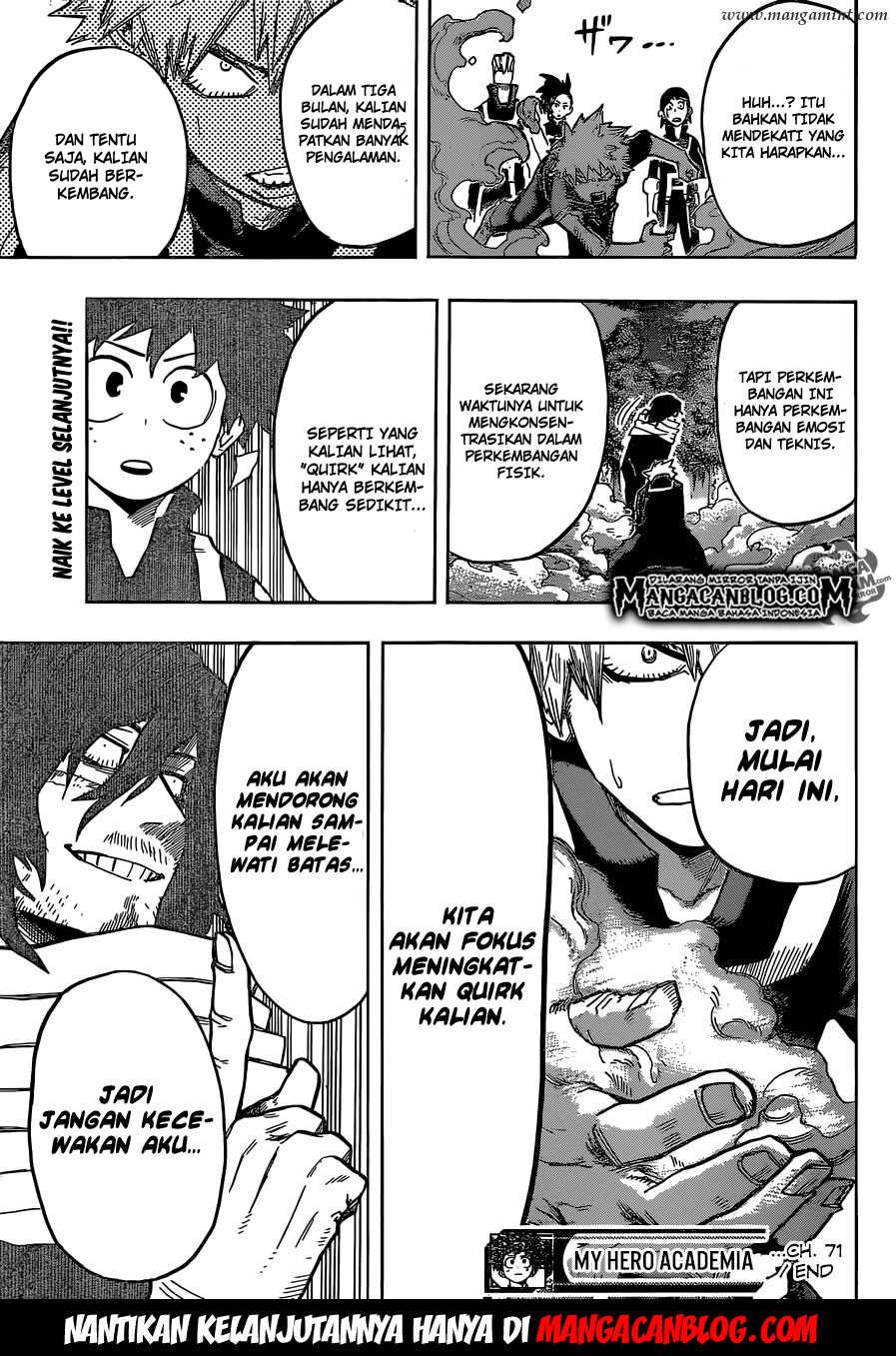 Boku no Hero Academia Chapter 71