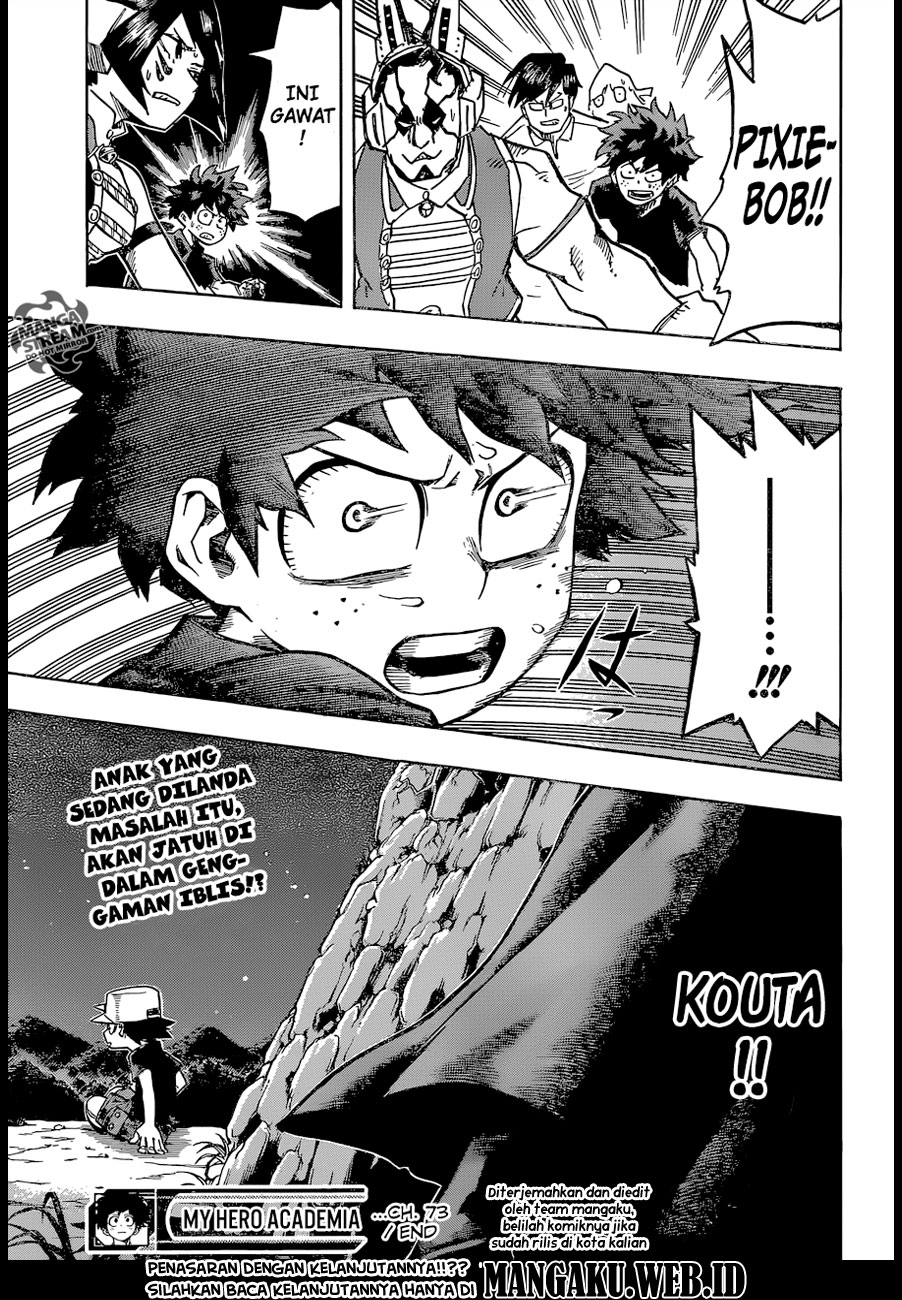 Boku no Hero Academia Chapter 73