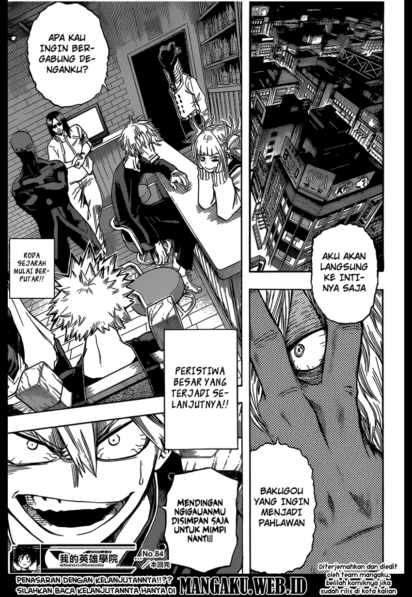 Boku no Hero Academia Chapter 84