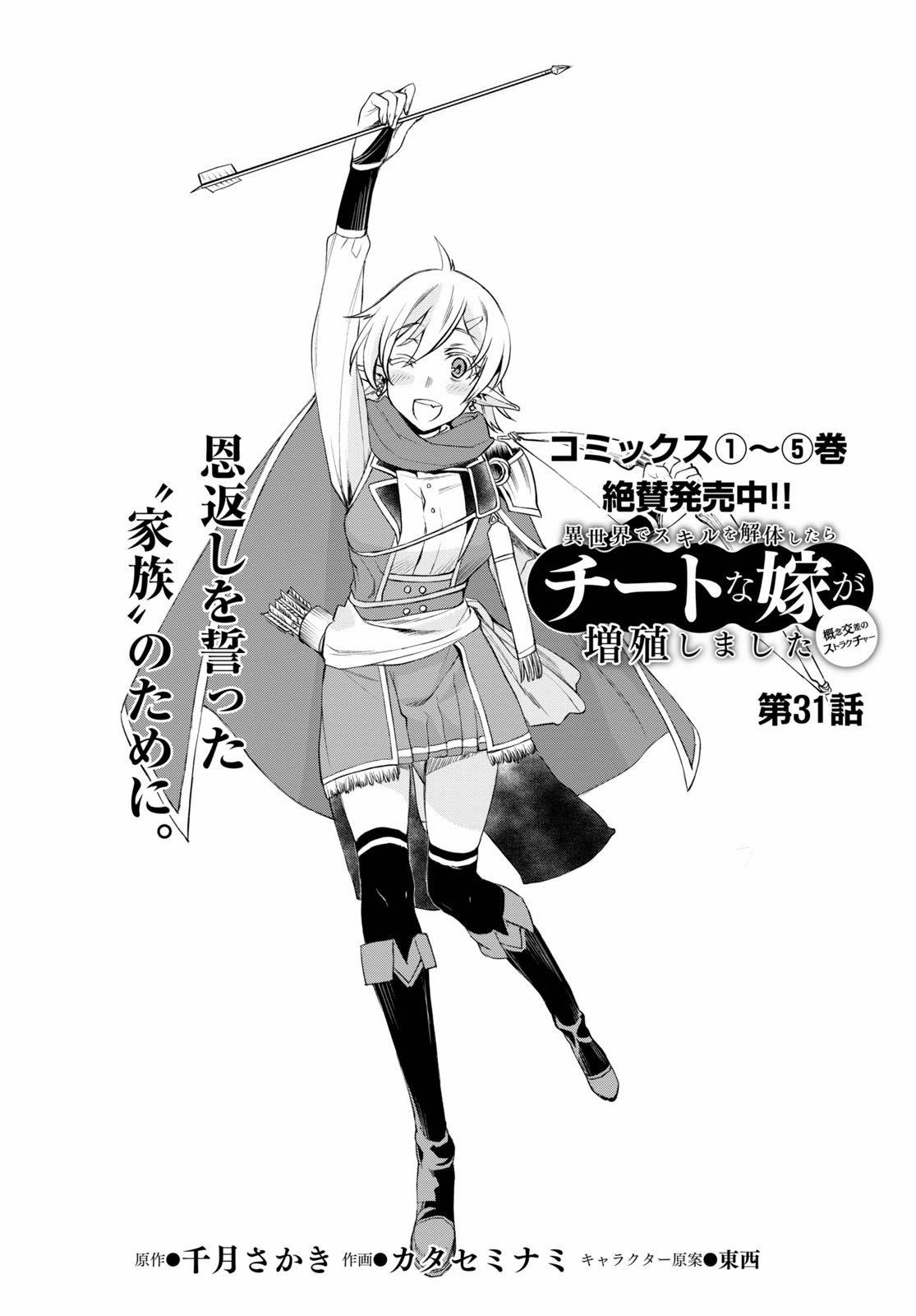 Isekai de Skill wo Kaitai Shitara Cheat na Yome ga Zoushoku Shimashita: Gainen Kousa no Structure Chapter 31