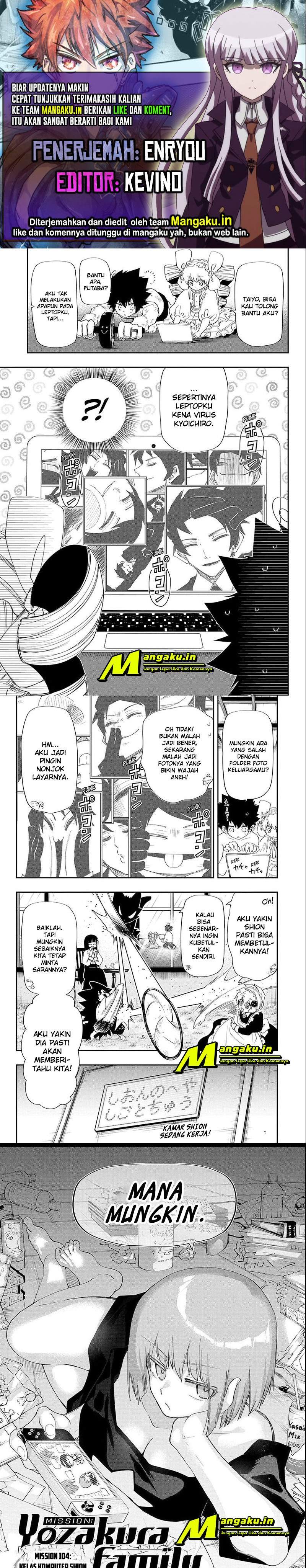 Mission: Yozakura Family Chapter 104