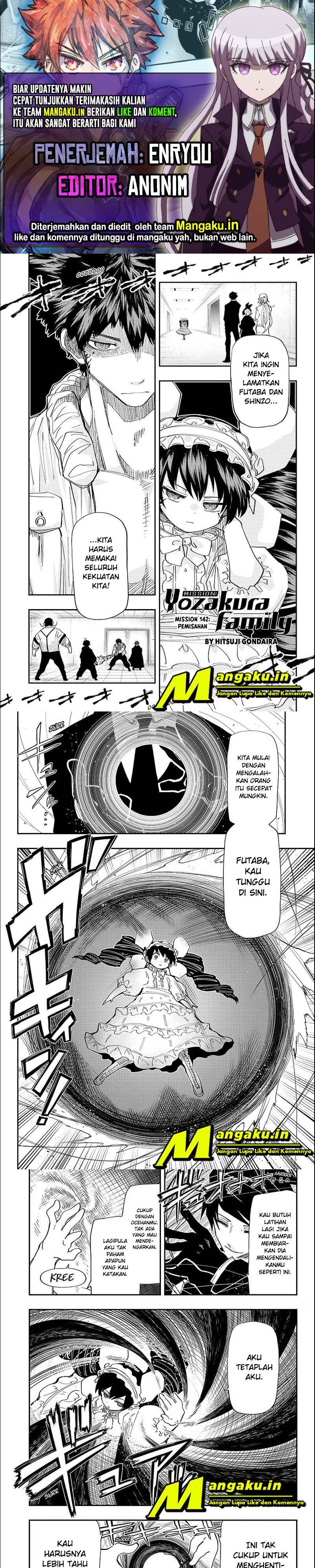 Mission: Yozakura Family Chapter 142