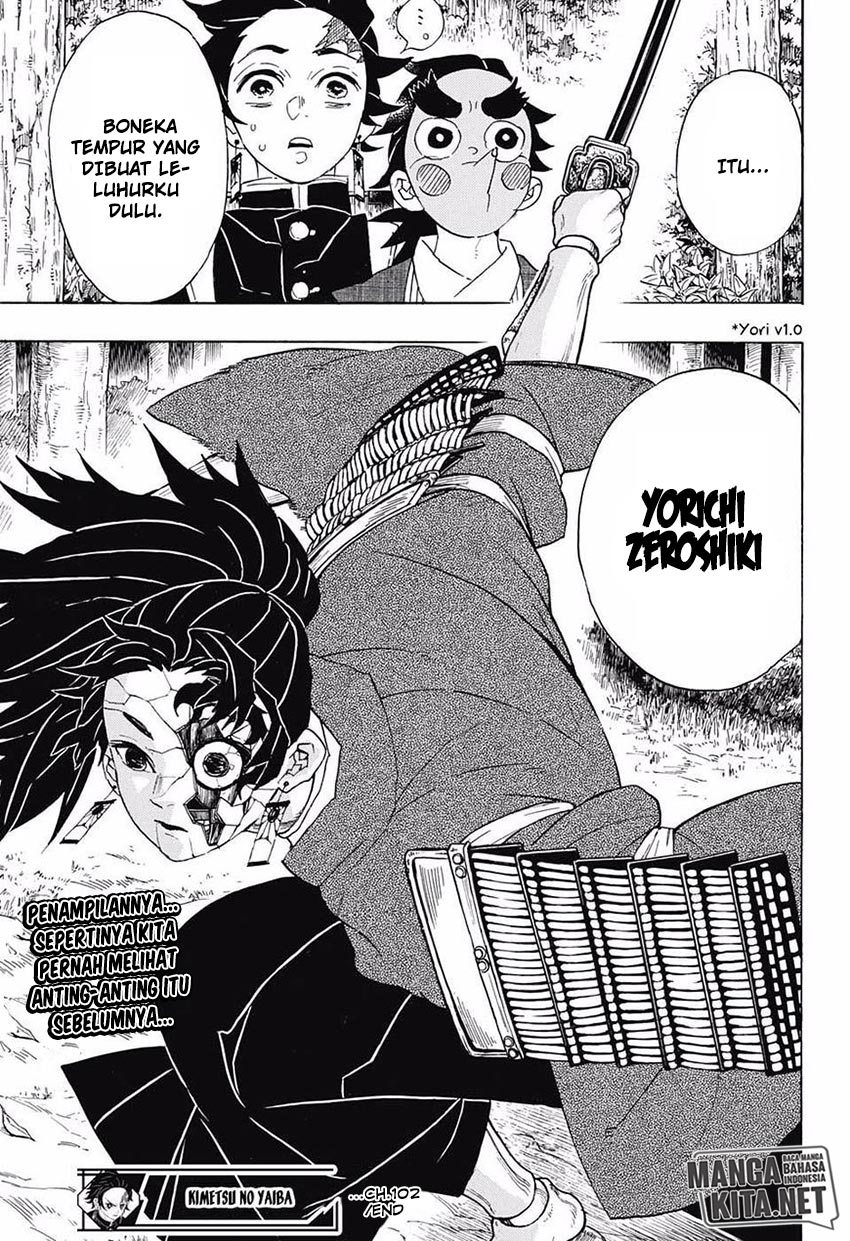 Kimetsu no Yaiba Chapter 102