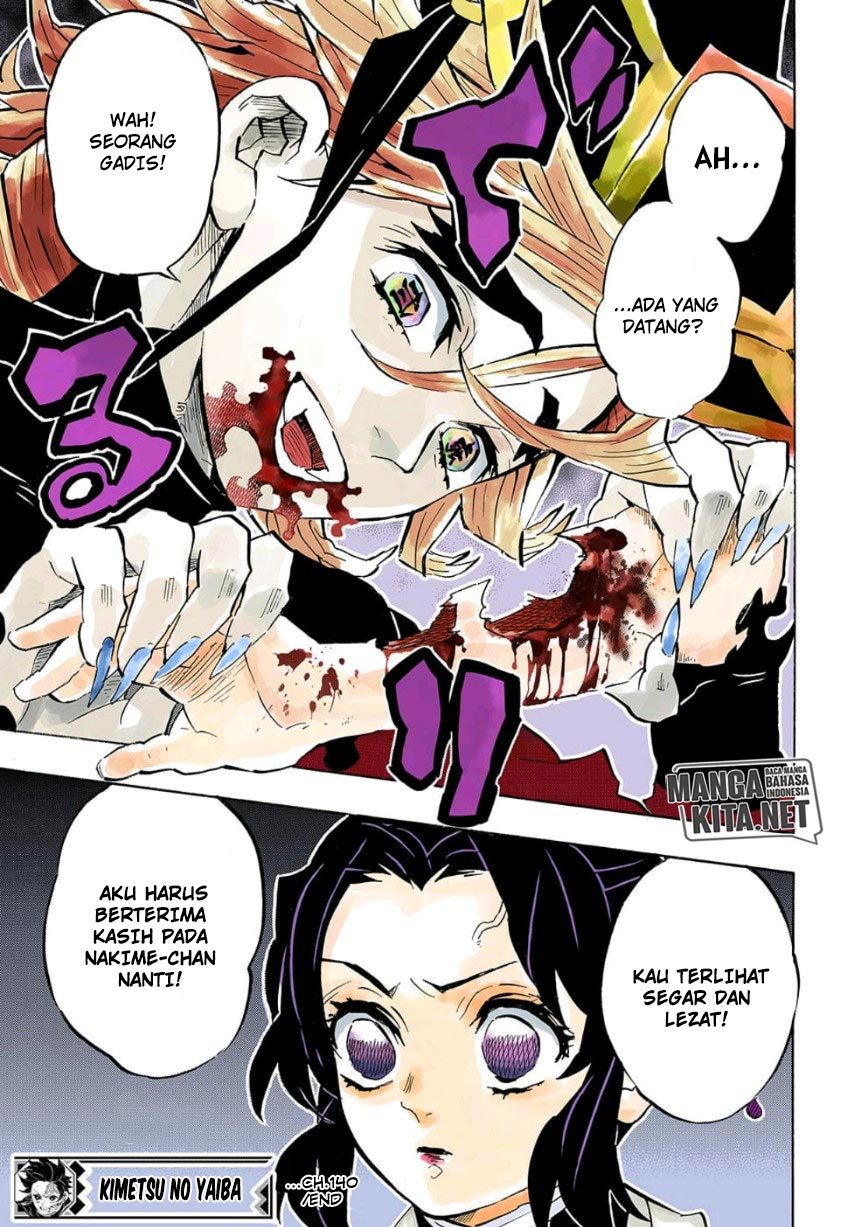 Kimetsu no Yaiba Chapter 140