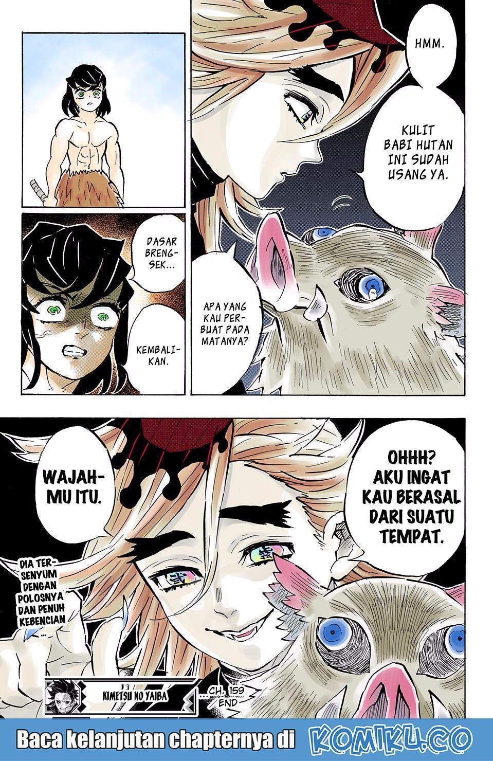 Kimetsu no Yaiba Chapter 159