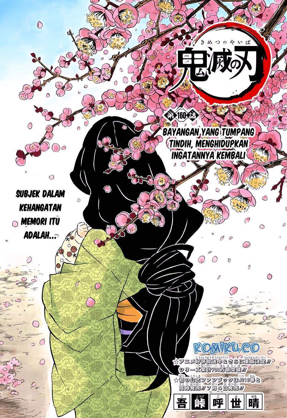 Kimetsu no Yaiba Chapter 160