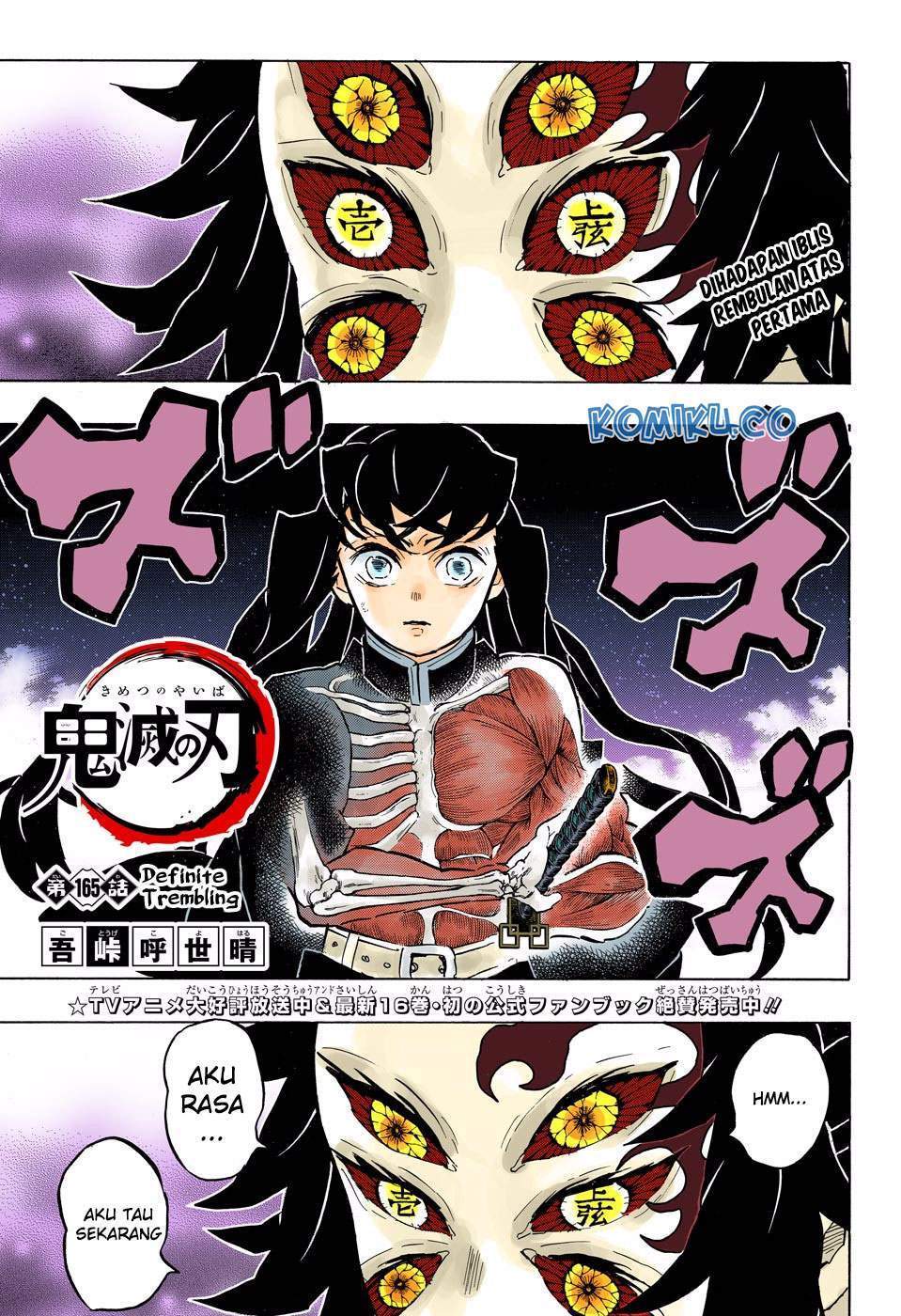 Kimetsu no Yaiba Chapter 165