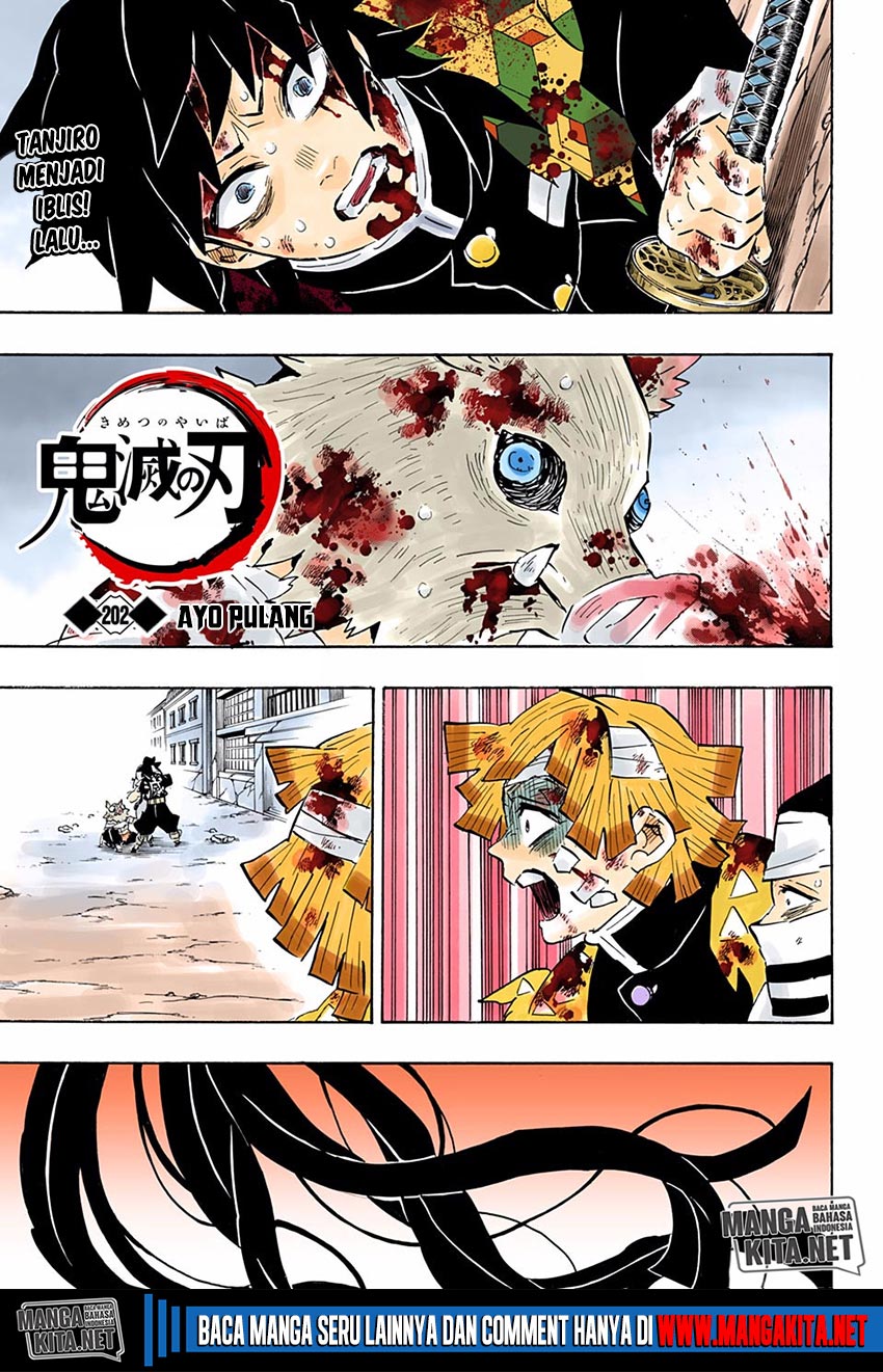 Kimetsu no Yaiba Chapter 203