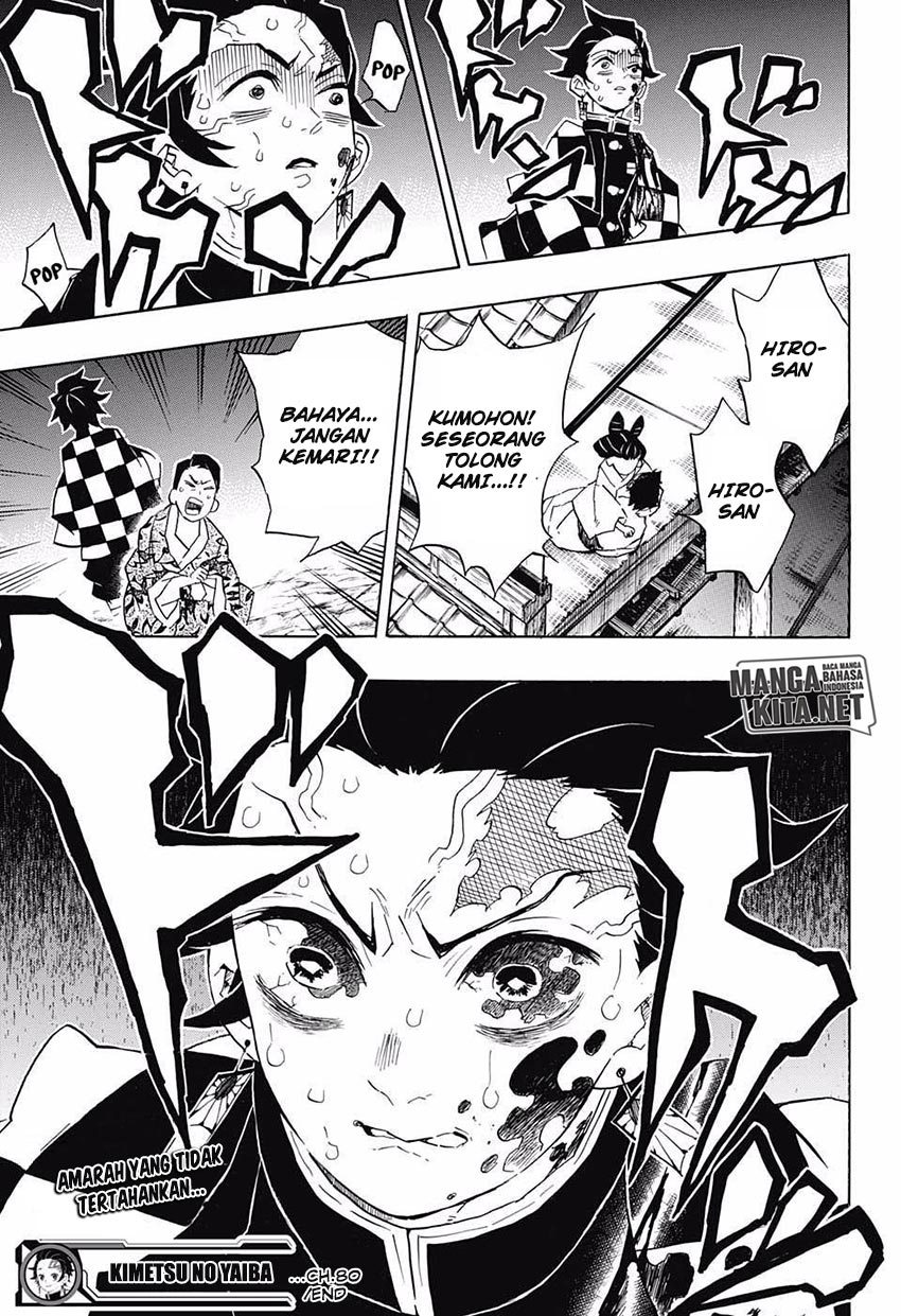 Kimetsu no Yaiba Chapter 80