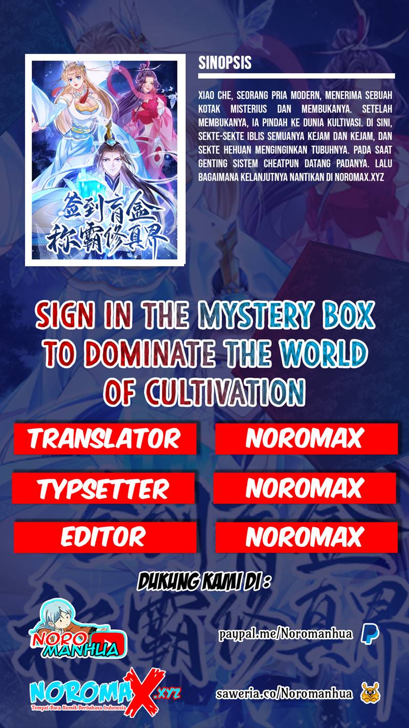 Sign In The Mystery Box To Dominate The World Of Cultivation Chapter 10