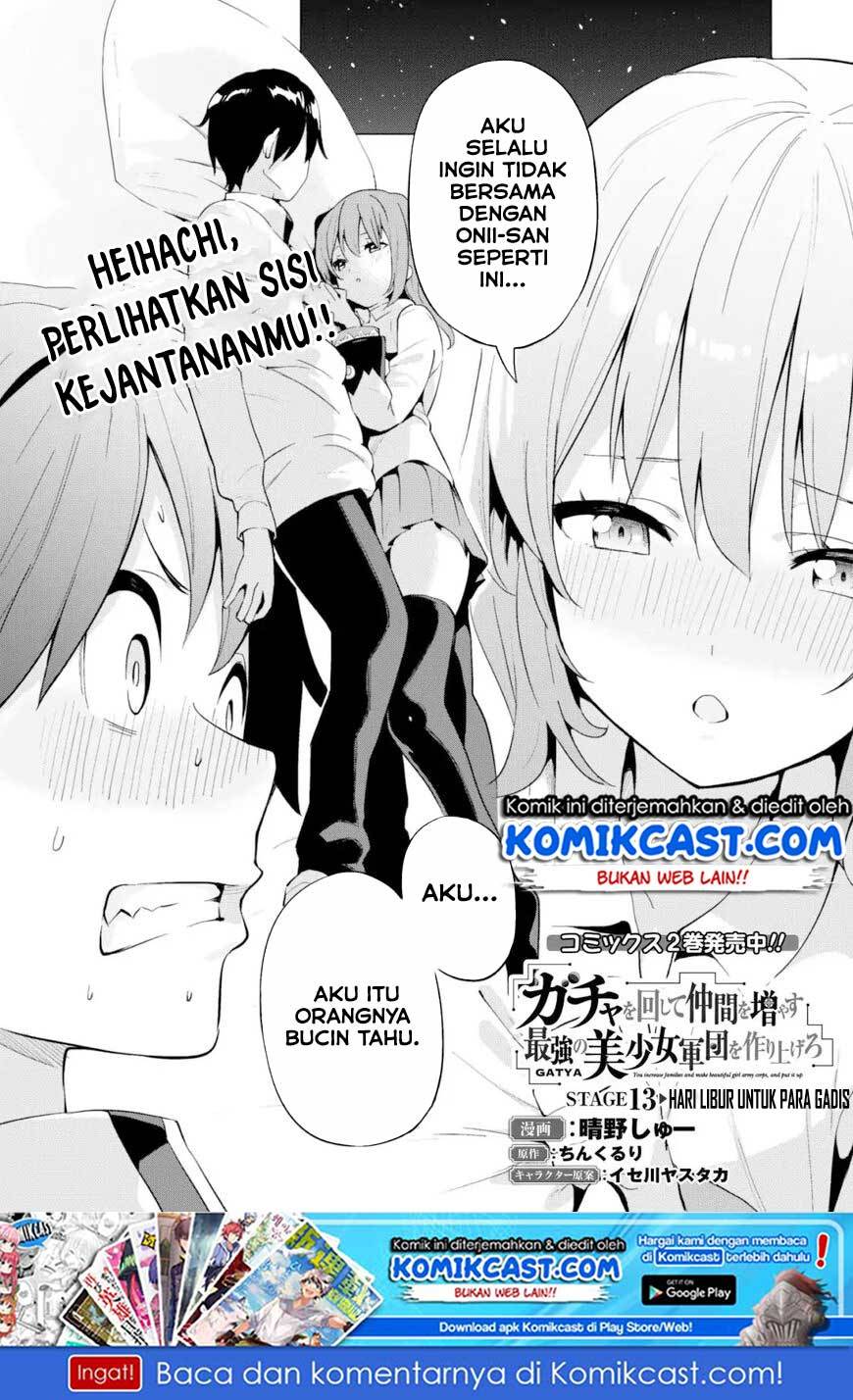 Gacha wo Mawashite Nakama wo Fuyasu Saikyou no Bishoujo Gundan wo Tsukuriagero Chapter 13