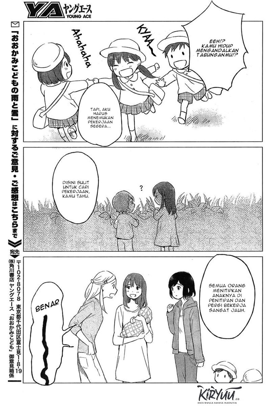 Ookami Kodomo no Ame to Yuki Chapter 5