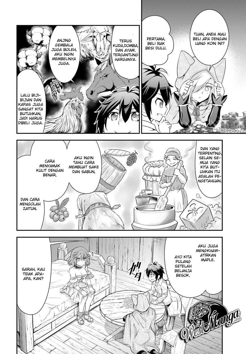 Tenohira Kaitakumura de Isekai Kenkouki ~Fueteku Yome-tachi to Nonbiri Mujintou Raifu~ Chapter 12