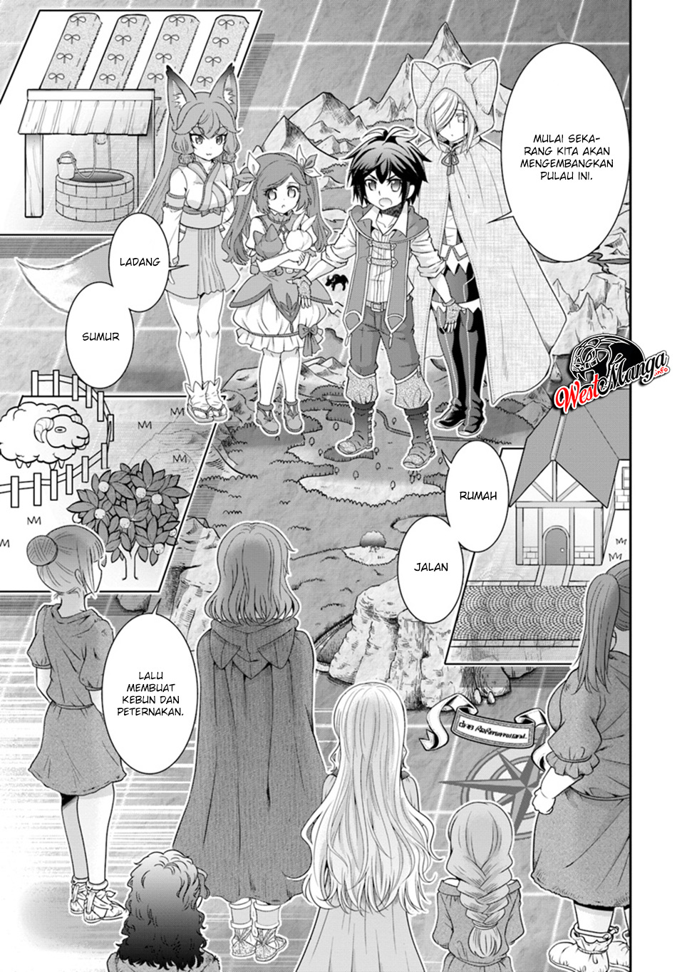 Tenohira Kaitakumura de Isekai Kenkouki ~Fueteku Yome-tachi to Nonbiri Mujintou Raifu~ Chapter 16