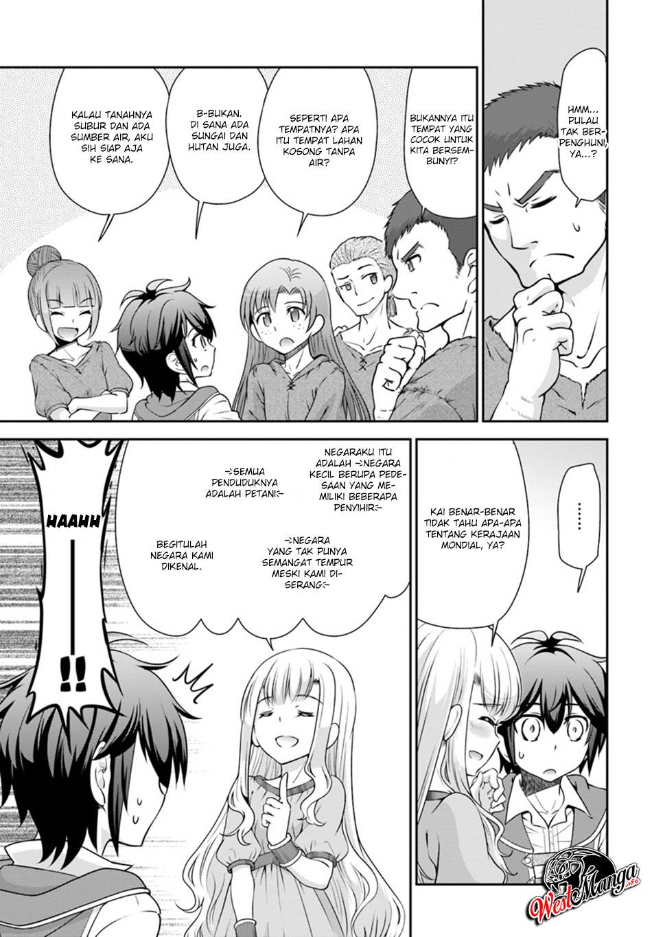 Tenohira Kaitakumura de Isekai Kenkouki ~Fueteku Yome-tachi to Nonbiri Mujintou Raifu~ Chapter 16