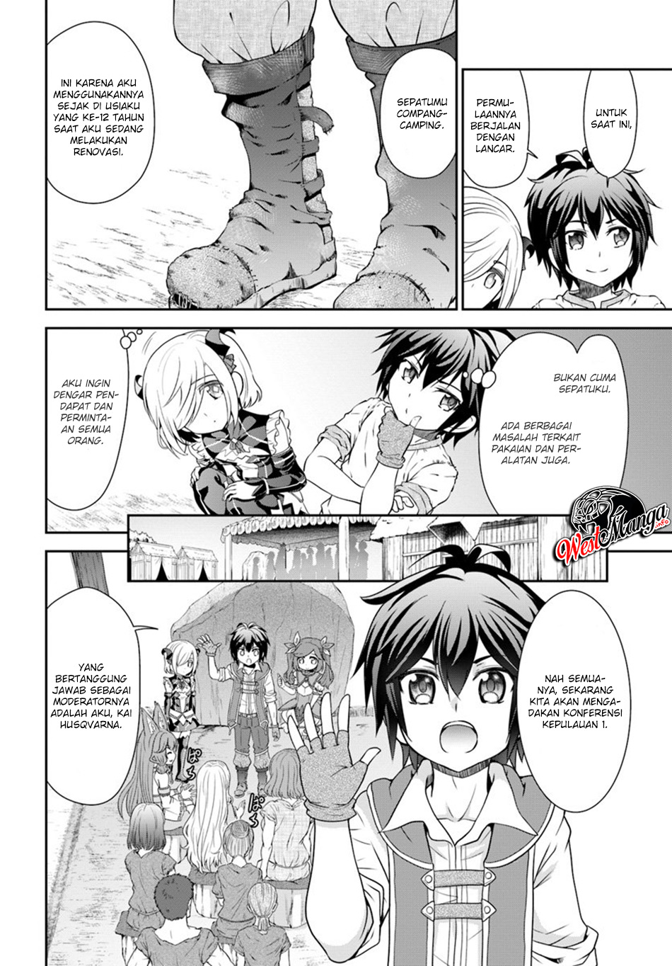 Tenohira Kaitakumura de Isekai Kenkouki ~Fueteku Yome-tachi to Nonbiri Mujintou Raifu~ Chapter 17