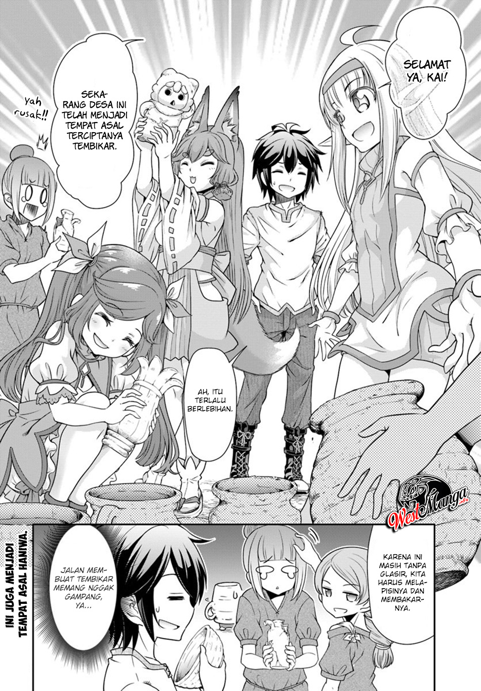 Tenohira Kaitakumura de Isekai Kenkouki ~Fueteku Yome-tachi to Nonbiri Mujintou Raifu~ Chapter 18