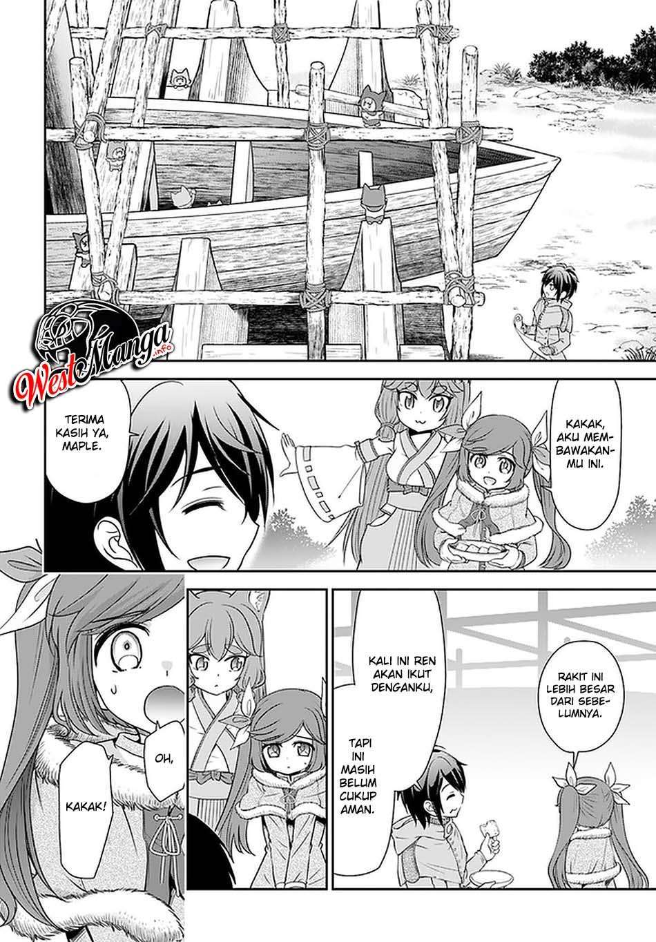 Tenohira Kaitakumura de Isekai Kenkouki ~Fueteku Yome-tachi to Nonbiri Mujintou Raifu~ Chapter 24