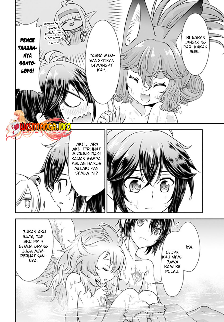 Tenohira Kaitakumura de Isekai Kenkouki ~Fueteku Yome-tachi to Nonbiri Mujintou Raifu~ Chapter 33