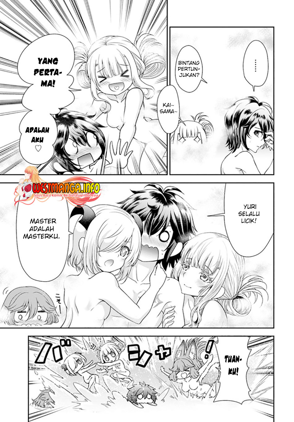 Tenohira Kaitakumura de Isekai Kenkouki ~Fueteku Yome-tachi to Nonbiri Mujintou Raifu~ Chapter 33