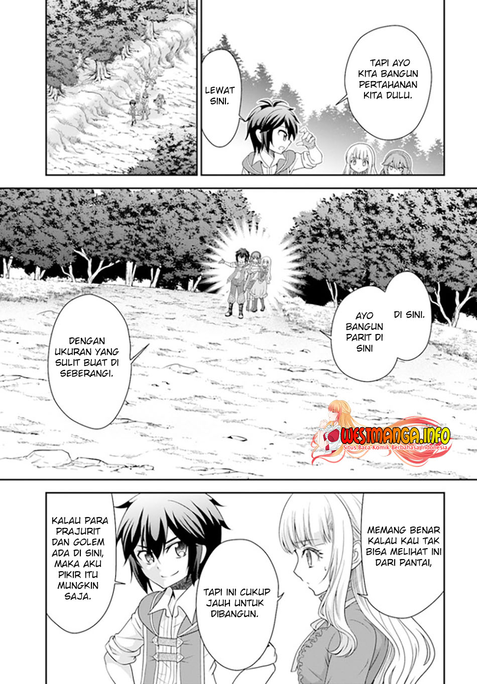 Tenohira Kaitakumura de Isekai Kenkouki ~Fueteku Yome-tachi to Nonbiri Mujintou Raifu~ Chapter 36