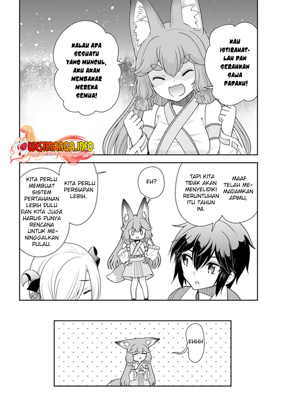 Tenohira Kaitakumura de Isekai Kenkouki ~Fueteku Yome-tachi to Nonbiri Mujintou Raifu~ Chapter 36