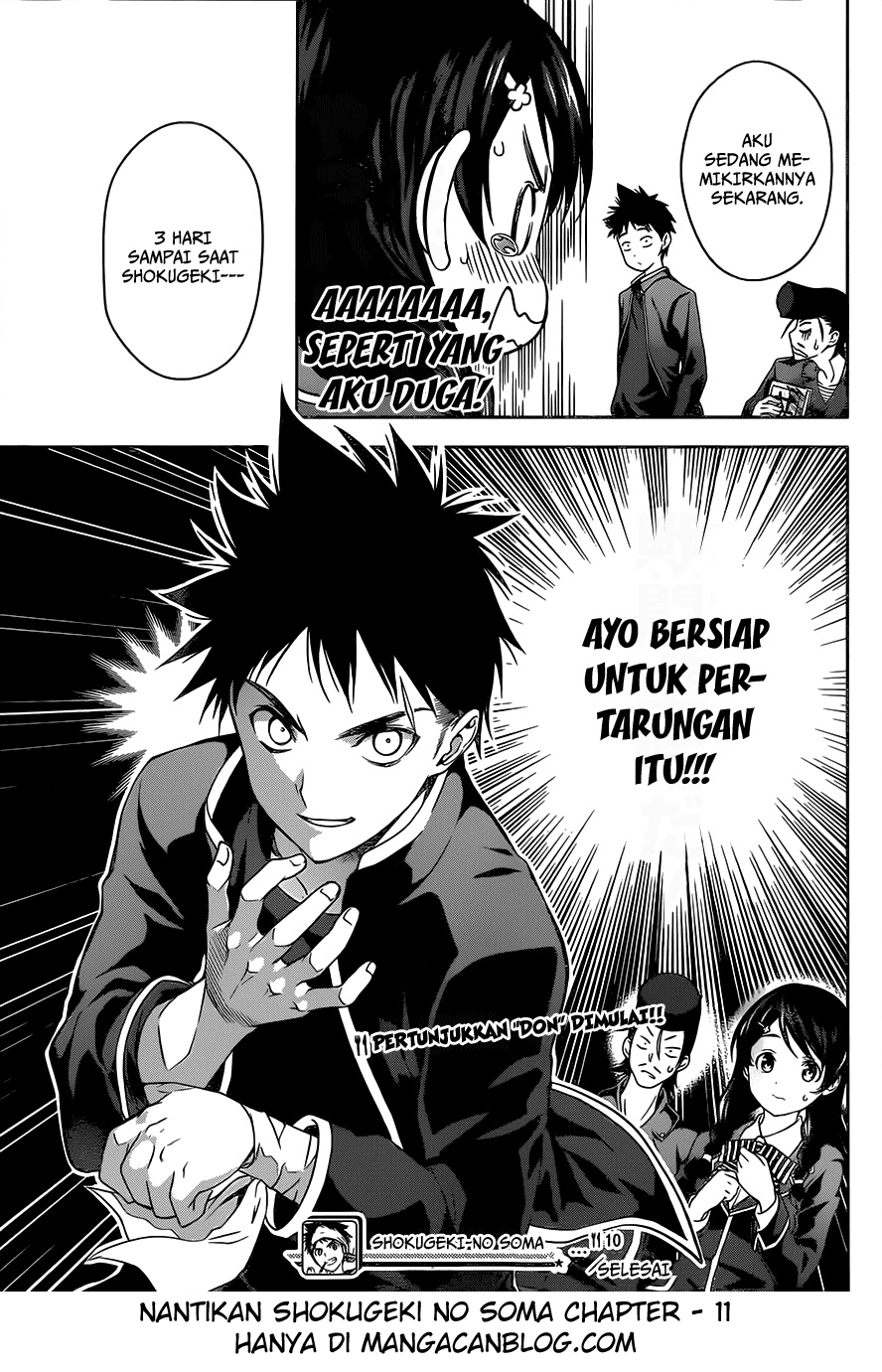 Shokugeki no Soma Chapter 10