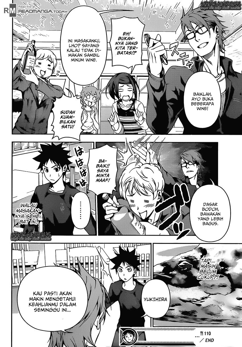 Shokugeki no Soma Chapter 110