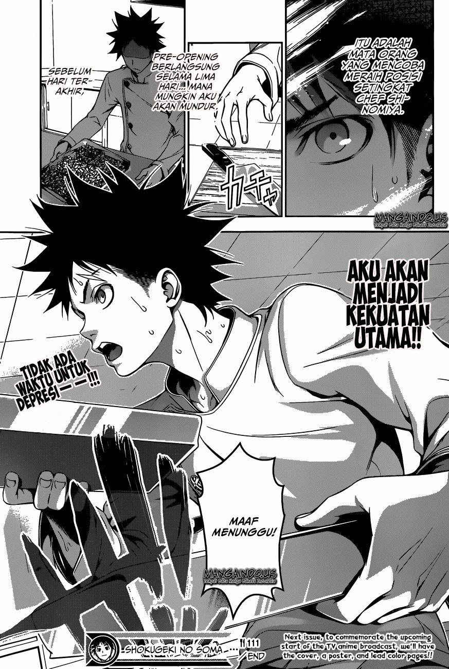 Shokugeki no Soma Chapter 111