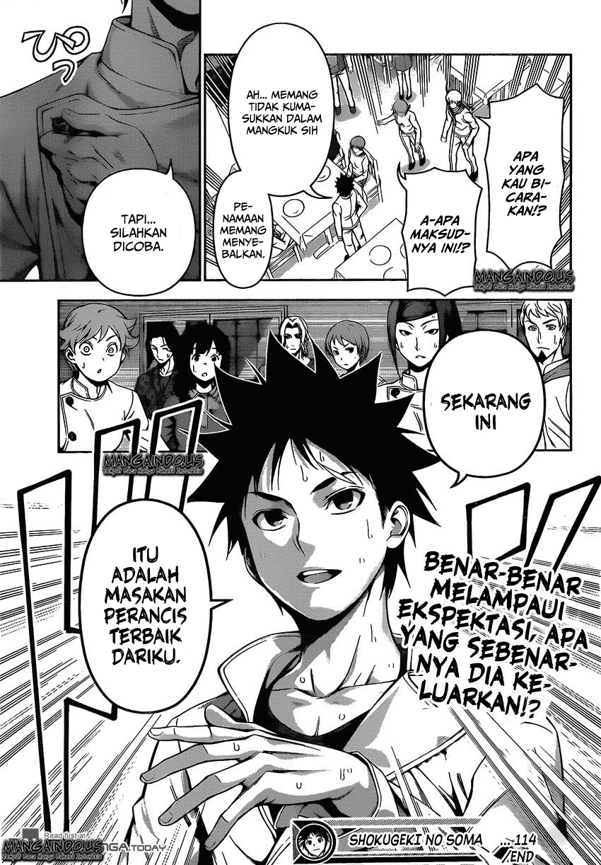 Shokugeki no Soma Chapter 114