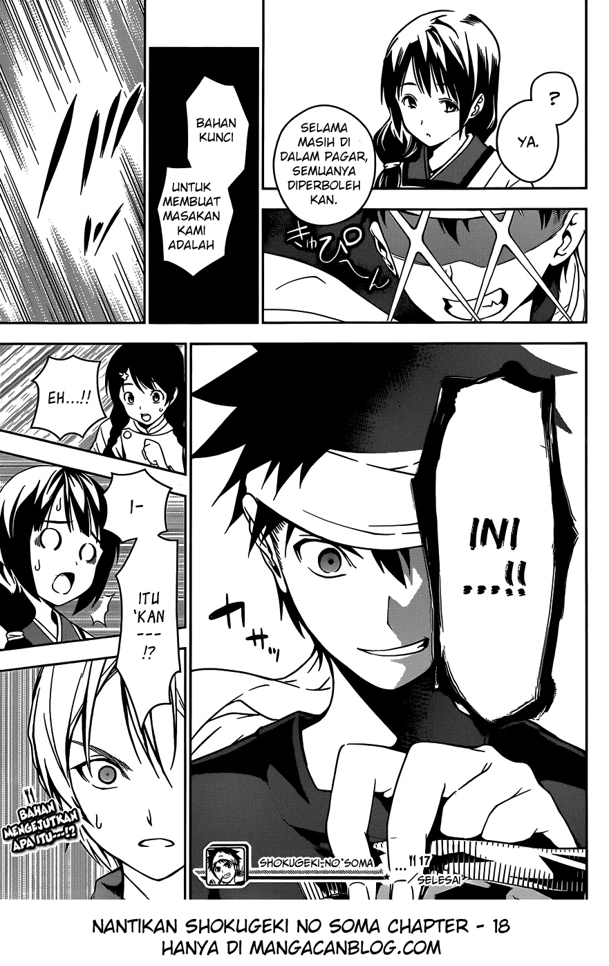 Shokugeki no Soma Chapter 17