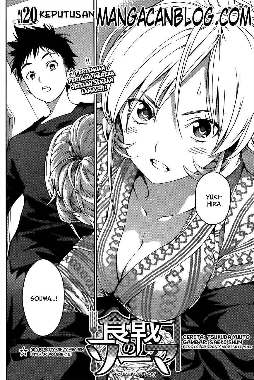 Shokugeki no Soma Chapter 20