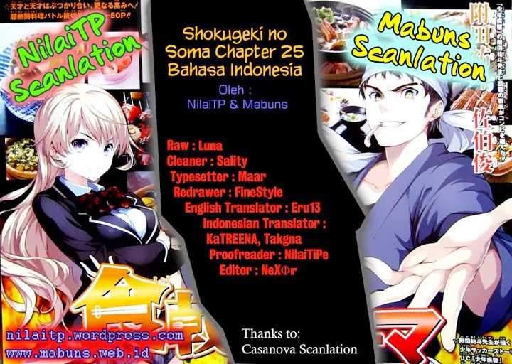 Shokugeki no Soma Chapter 25