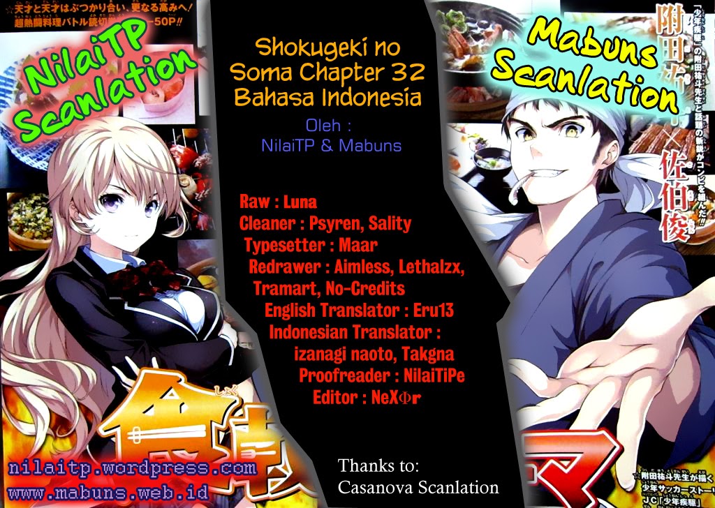 Shokugeki no Soma Chapter 32