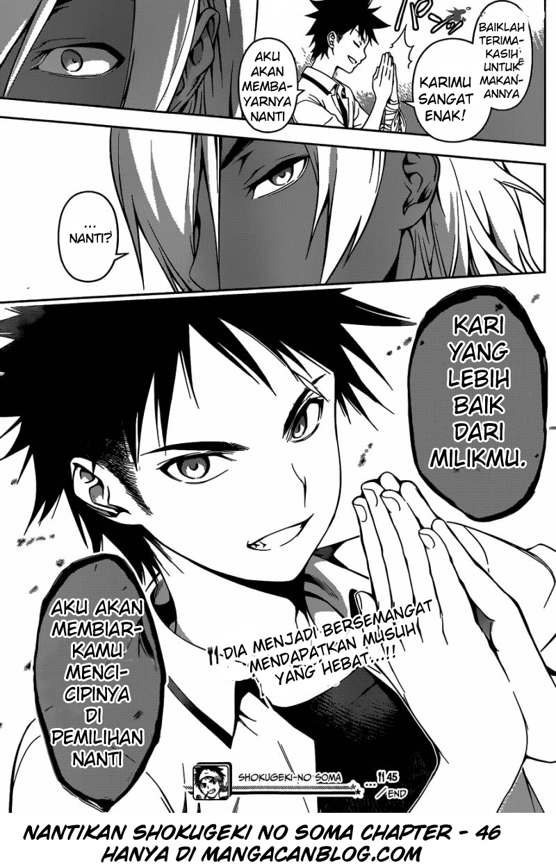 Shokugeki no Soma Chapter 45