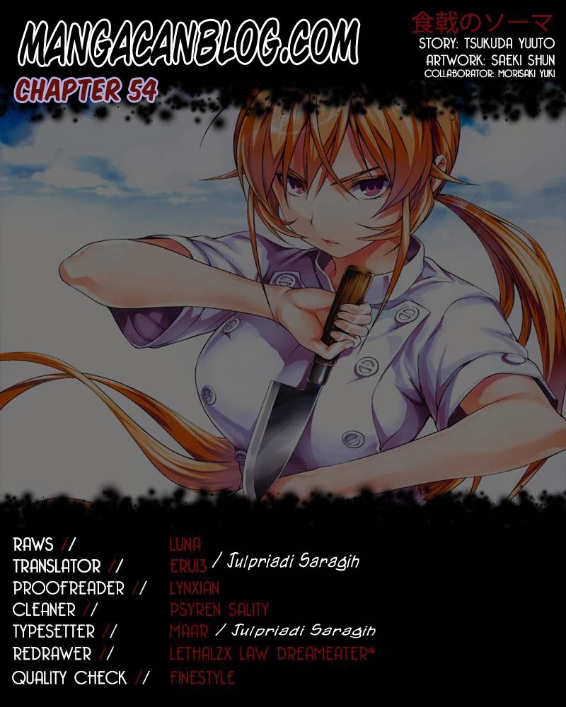 Shokugeki no Soma Chapter 54