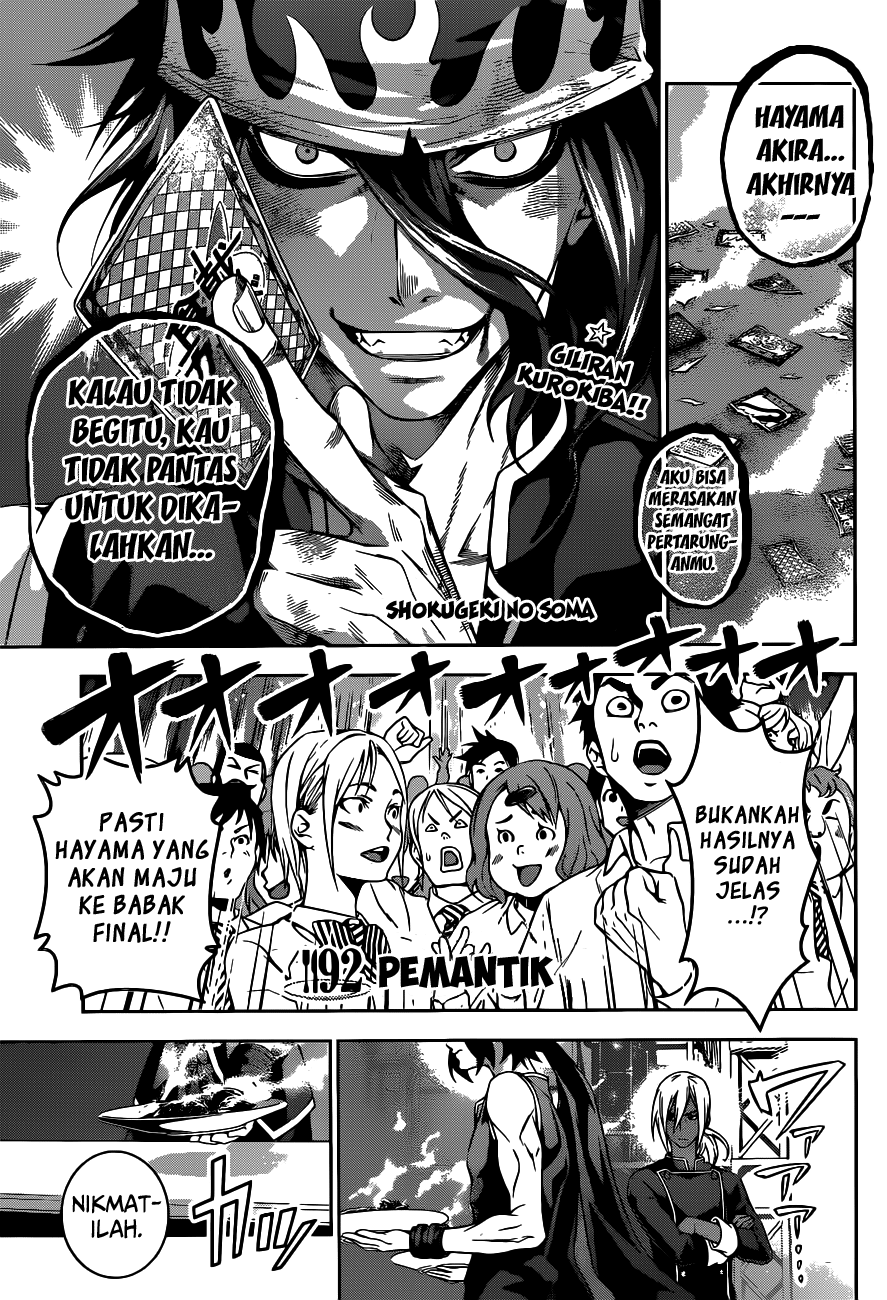 Shokugeki no Soma Chapter 92