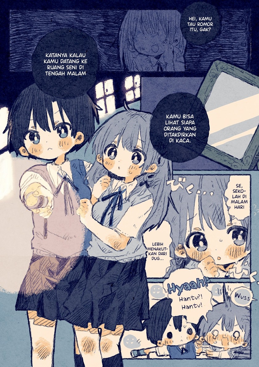 Mayonaka no Gakkou ni Osananajimi to Shinobikomu Yuri Manga Chapter 0